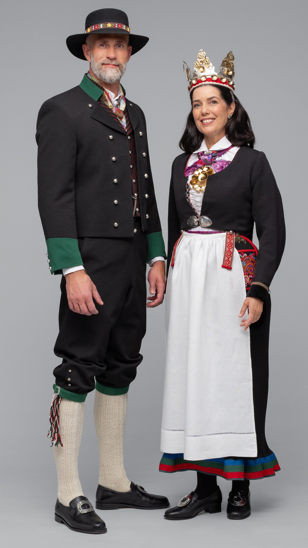 Bilde av Brudepar fra Vest-Agder