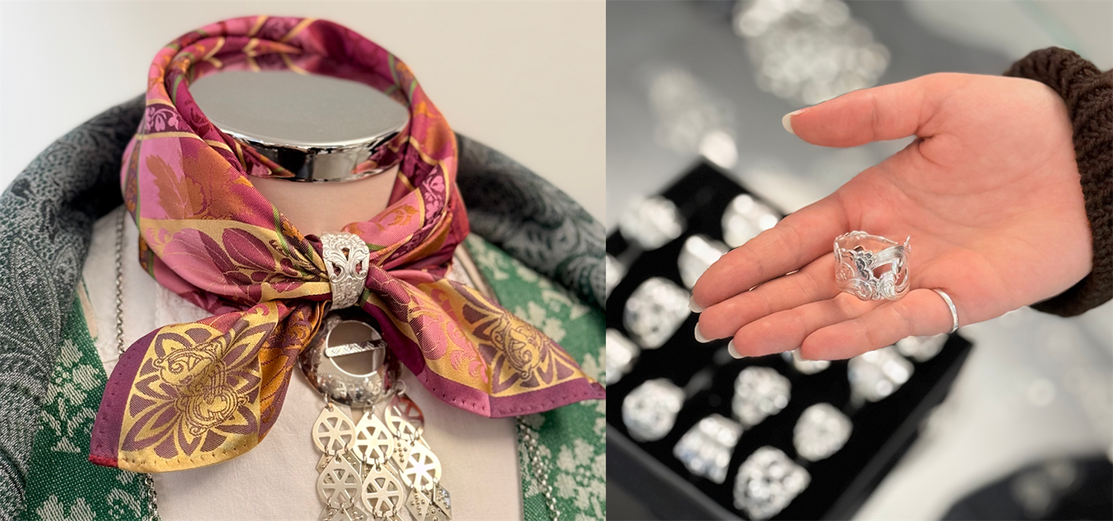 Nyhet sjalsringer fra Kredah Design