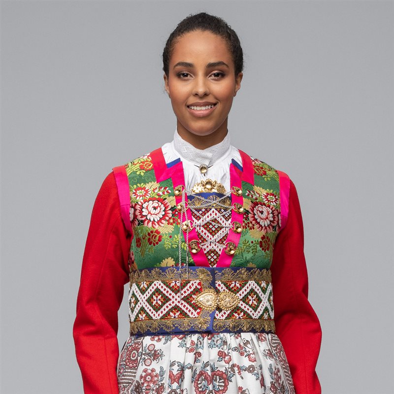 Bilde av Fusa rekonstruert. brokadeliv