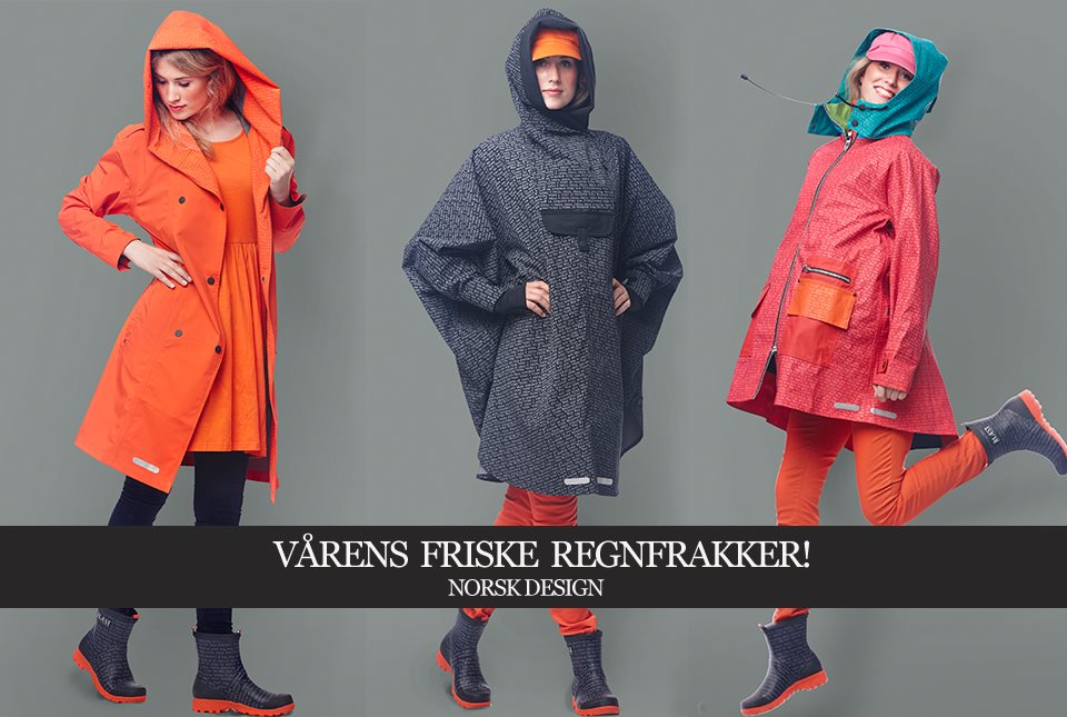 Bilde Regnfrakker Blæst