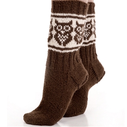 Bilde av Strikkepakke Uglesokker