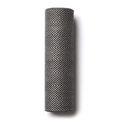 Bilde av Løper Festremsa strandråg svart, 23x240 cm