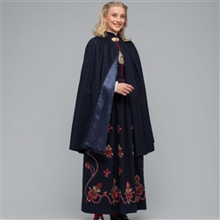 Bilde av Ferdig Sunnmøre Cape u/for med Hjertespenne m/rød stein