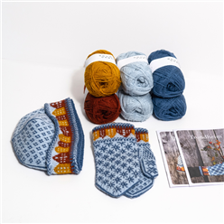 Bilde av Strikkepakke Trondheimsvotten og luen 