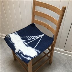 Bilde av Laksestigen sitteunderlag blå