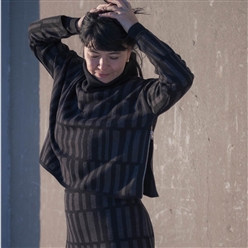 Bilde av Genser kort sort/grå, fra Duodu