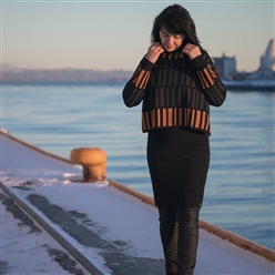 Bilde av Skjørt ensfarget sort