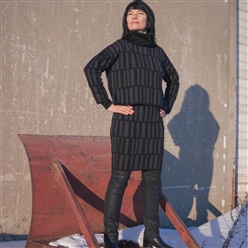 Bilde av Skjørt sort/grå