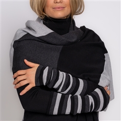 Bilde av Pulsvanter mørk/lys grå