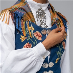 Bilde av MATERIALPAKKE PÅTEGNET NORDLANDSKJORTE I LIN