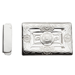 Bilde av Beltespenne til bunad fra Nedre Buskerud, kvit