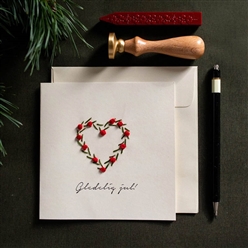 Bilde av Julekort hjerte