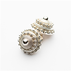 Bilde av HALSKNAPP, STOR OKSIDERT