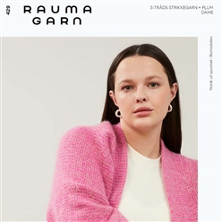 Bilde av Hefte 429 3-tråds strikkegarn og Plum, dame