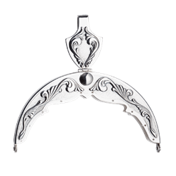 Bilde av Veskelås forsølva, oksidert