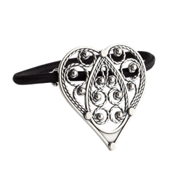 Bilde av Hårstrikk - Hjartefiligran, oksidert