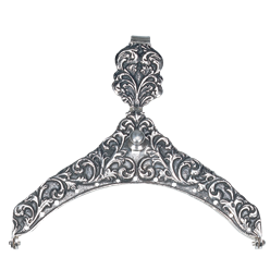 Bilde av Veskelås, forsølvet, oksidert 62