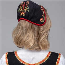 Bilde av Materialpakke lue til Vestfold Husflidslags kvinnebunad 32 mod