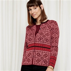 Bilde av Oksana jakke burgunder