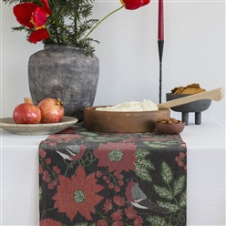 Bilde av Løper Julfåglar 35x120 cm