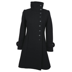 Bilde av Helle tovet ullkåpe sort