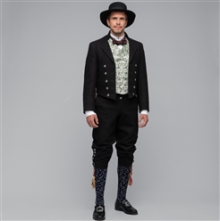 Bilde av MØNSTER TIL JAKKE OG NIKKERS, MANNSBUNADEN FOR NORDLAND OG TROMS