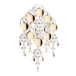 Bilde av Sølje Nordland, kvit/forgylt