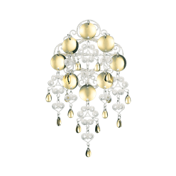 Bilde av Sølje Nordland, kvit/forgylt