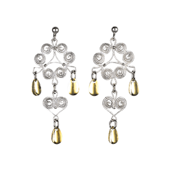 Bilde av Øyrepynt Nordland, kvit/forgylt