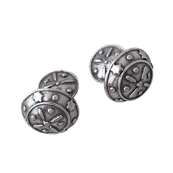 Bilde av Mansjettknappar Troms utan kule, oksidert