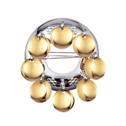 Bilde av Sølje, kvit/forgylt