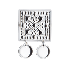 Bilde av Beltestøl med trådkantlauv, kvit