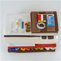 Bilde av KOMPLETT MATERIALPAKKE TIL SENJA FESTDRAKT FOR KVINNER