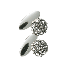 Bilde av Mansjettknappar, oksidert