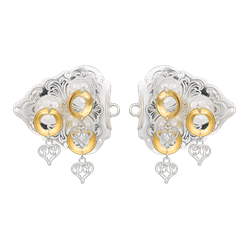 Bilde av Spenne Hallingdal med 429 heng, kvit/forgylt