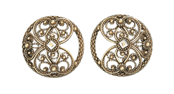 Bilde av Maljer Telemark filigran, gamalforgylt