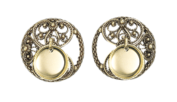 Bilde av Maljer Telemark filigran med lauv, gamalforgylt