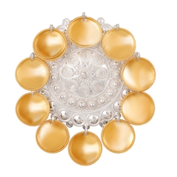 Bilde av Løvsølje med rose 1213