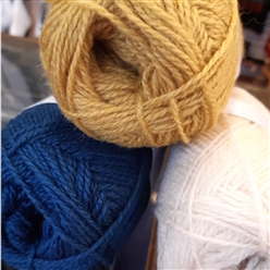 Bilde av Strikkepakke byvott blå