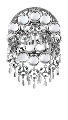 Bilde av Sølje med 16 mm trådkantlauv, oksidert