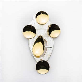 Bilde av HJERTESØLJE, STOR FORGYLTE LAUV