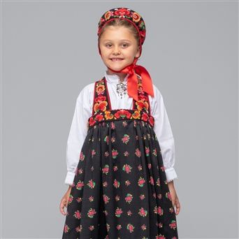 Bilde av Broderingspakke til barnebunad fra Nedre Hallingdal