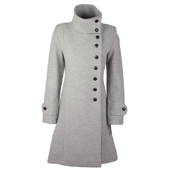 Bilde av Helle tovet ullkåpe lys grå