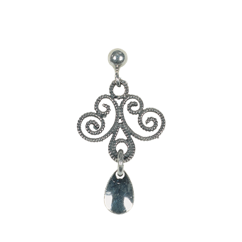 Bilde av Ørepynt med en skål, oksidert