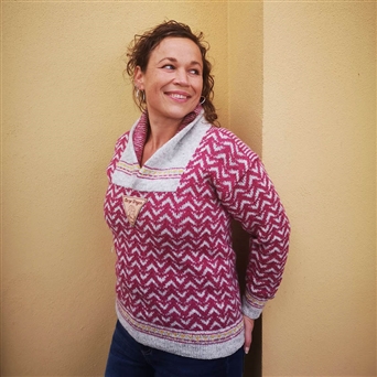 Bilde av Strikkepakke Terje Vigen, rosa