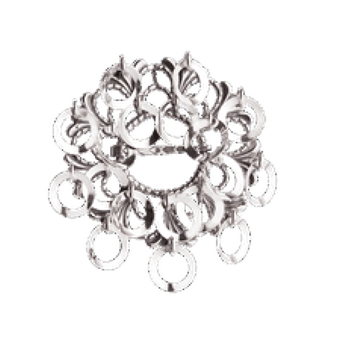 Bilde av Ringsølje støypt, oksidert