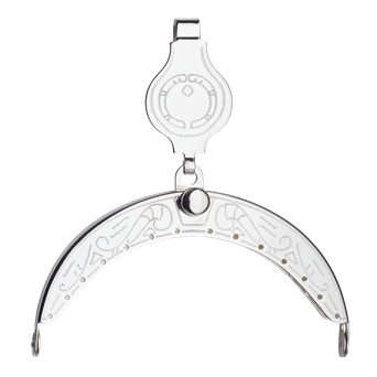 Bilde av Veskelås forsølva, kvit