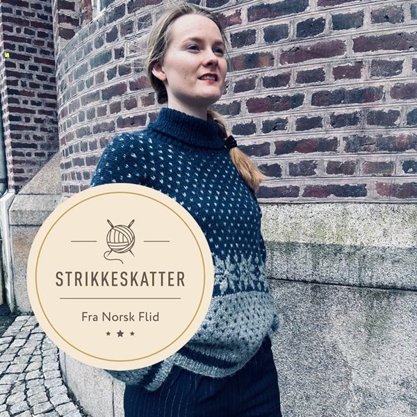 Strikkeskatt nr. 2018 Vamsegarn