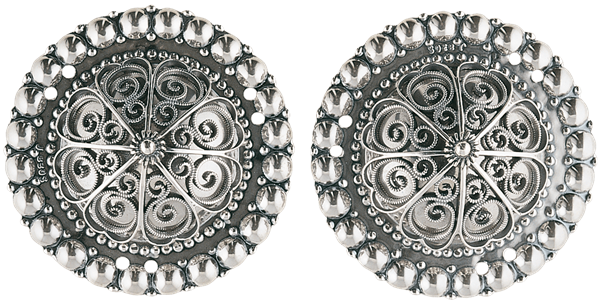 Borer 47 mm med kruser, oksidert