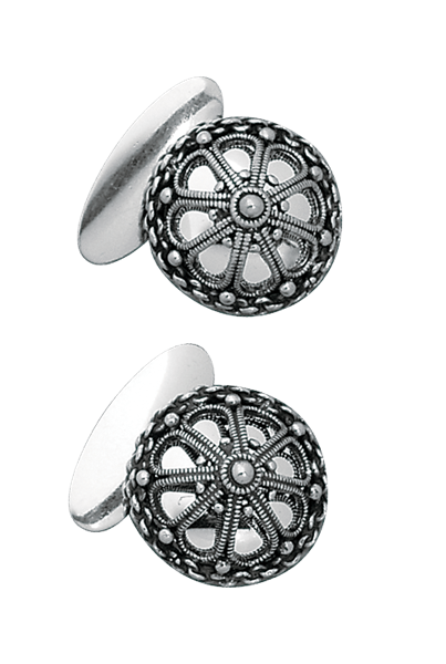 Mansjettknappar, oksidert